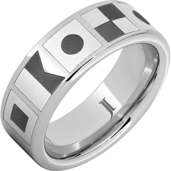 Sailing Flag Custom Serinium® Ring Michele & Company Fine Jewelers Lapeer, MI