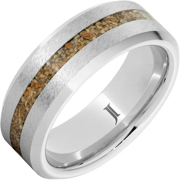 Serinium® Ring with Brown Dinosaur Fossil Bone G.G. Gems, Inc. Scottsdale, AZ