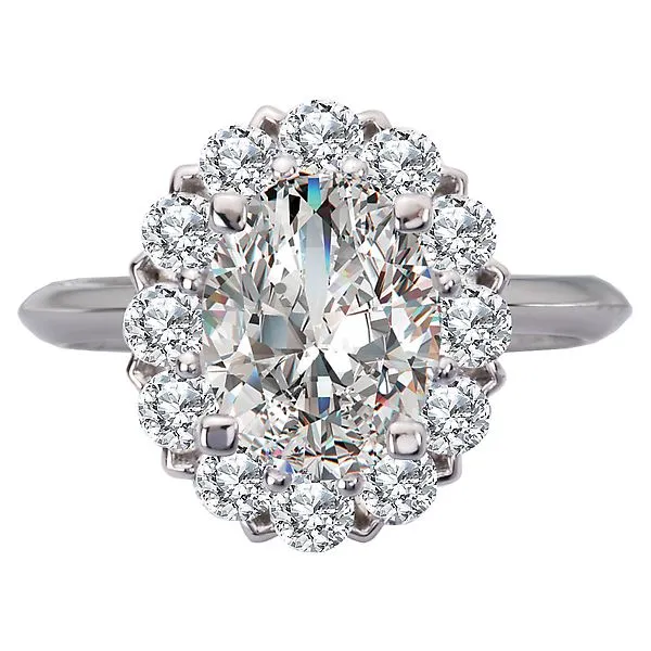 Halo Semi-Mount Diamond Ring Image 4 Albert's Jewelers Kingsland, GA