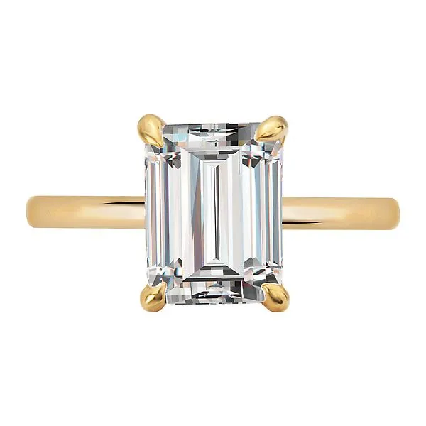 Diamond Hidden Halo Engagement Ring Image 4 McCoy Jewelers Bartlesville, OK