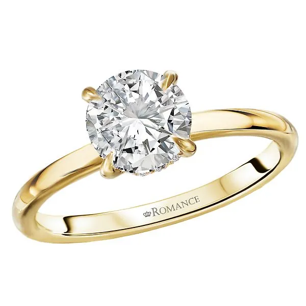 Diamond Hidden Halo Engagement Ring James Gattas Jewelers Memphis, TN
