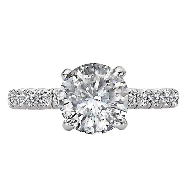 Semi-Mount Diamond Engagement Ring Image 4 James Gattas Jewelers Memphis, TN