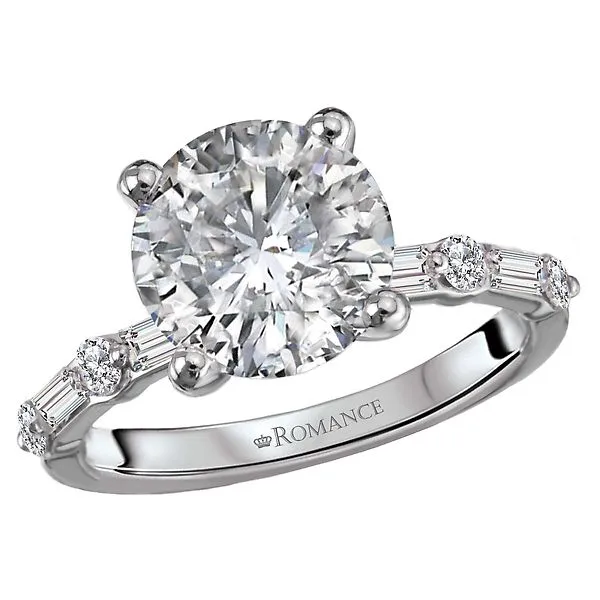 Diamond Semi-Mount Engagement Ring James Gattas Jewelers Memphis, TN