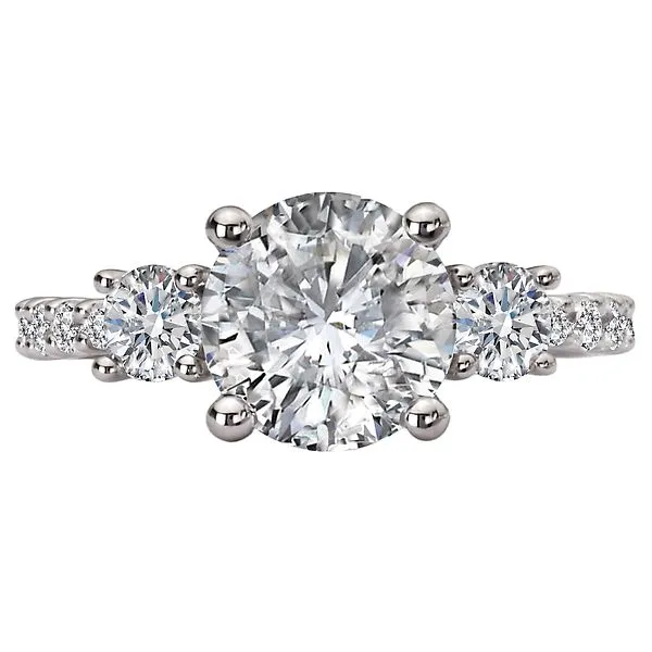 Diamond Semi-Mount Engagement Ring Image 4 Gysbers Jewelry Waupun, WI