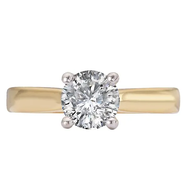 Diamond Semi-Mount Hidden Halo Engagement Ring Image 4 Alan Miller Jewelers Oregon, OH