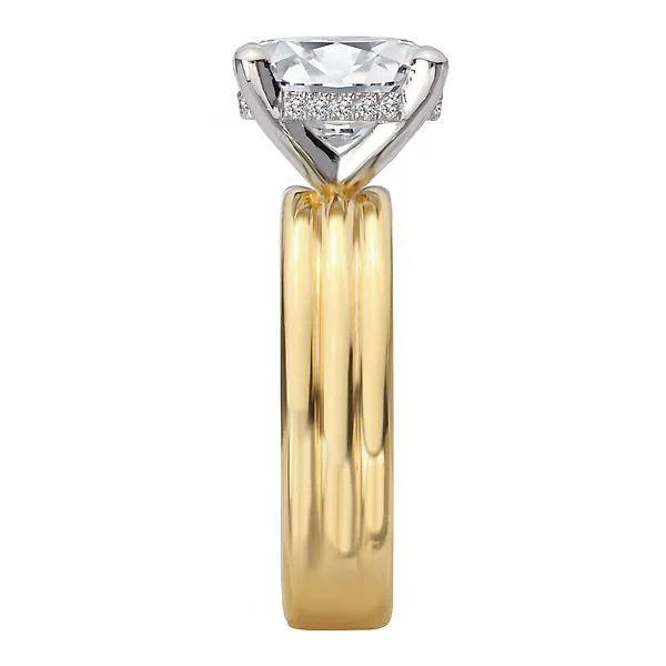 Diamond Semi-Mount Hidden Halo Engagement Ring Image 3 McCoy Jewelers Bartlesville, OK