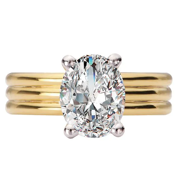 Diamond Semi-Mount Hidden Halo Engagement Ring Image 4 McCoy Jewelers Bartlesville, OK