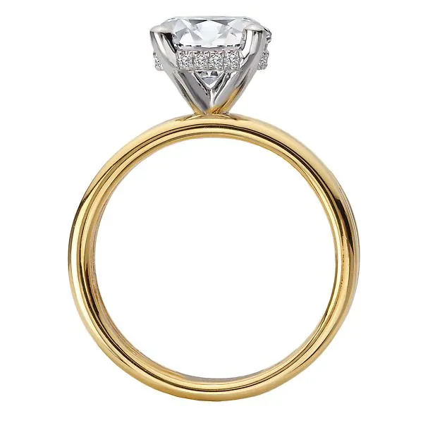 Diamond Semi-Mount Hidden Halo Engagement Ring Image 2 McCoy Jewelers Bartlesville, OK