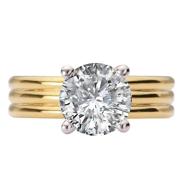 Diamond Semi-Mount Hidden Halo Engagement Ring Image 4 McCoy Jewelers Bartlesville, OK