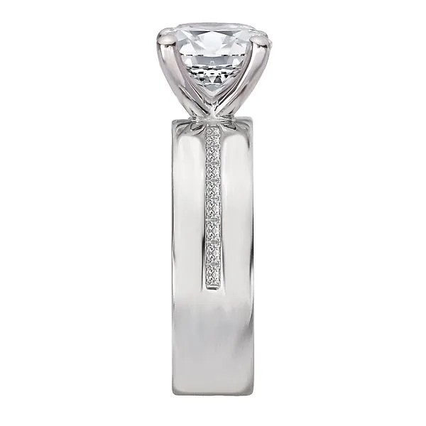 Diamond Semi-Mount Engagement Ring Image 3 Gysbers Jewelry Waupun, WI