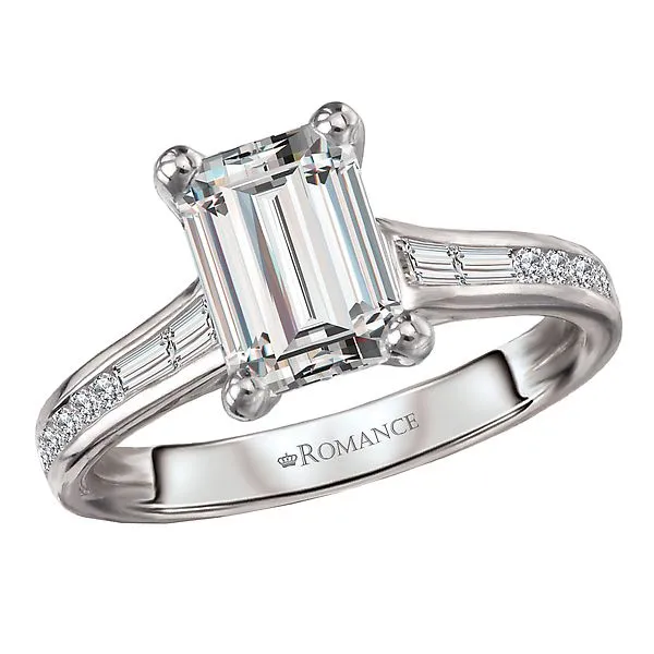 Diamond Hidden Halo Engagement Ring James Gattas Jewelers Memphis, TN