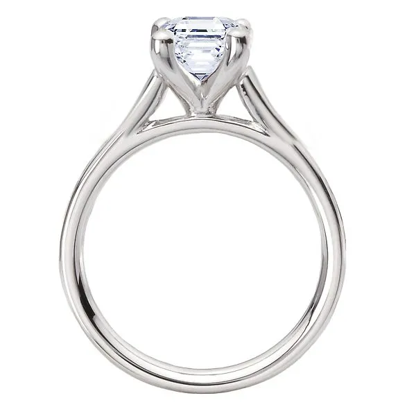 Diamond Hidden Halo Engagement Ring Image 2 Boyd Jewelers Wesley Chapel, FL