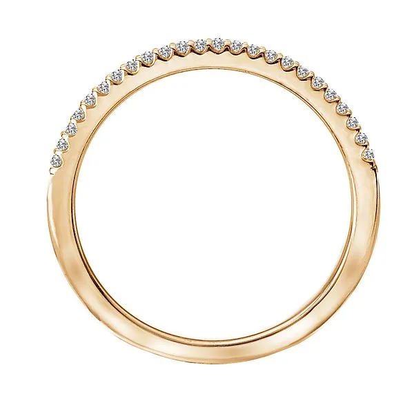 Diamond Straight Wedding Band Image 2 McCoy Jewelers Bartlesville, OK