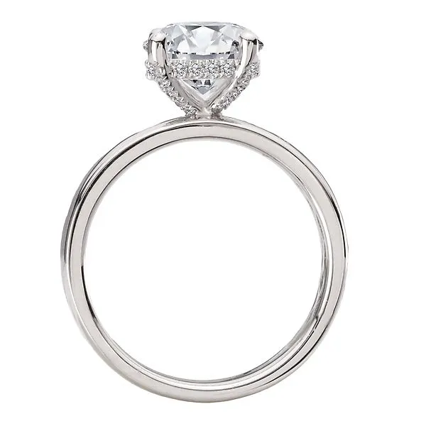 Bold Band Semi-Mount Diamond Engagement Ring Image 2 McCoy Jewelers Bartlesville, OK
