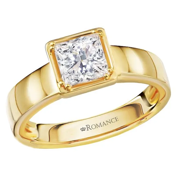 Bold Semi-Mount Solitaire Diamond Engagement Ring McCoy Jewelers Bartlesville, OK