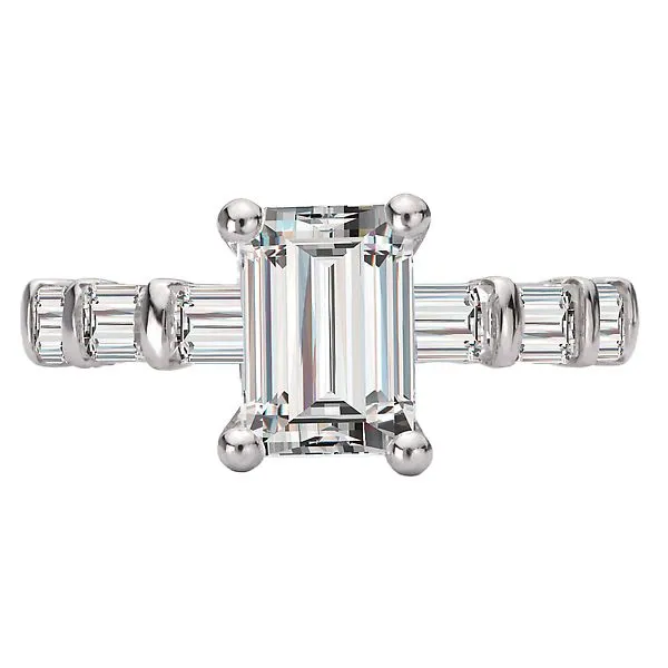 Semi-Mount Diamond Engagement Ring Image 4 Albert's Jewelers Kingsland, GA