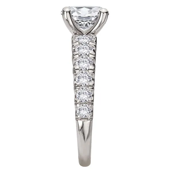 Diamond Semi-Mount Engagement Ring Image 3 J. Schrecker Jewelry Hopkinsville, KY