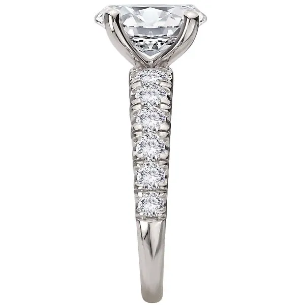 Diamond Semi-Mount Engagement Ring Image 3 Gysbers Jewelry Waupun, WI