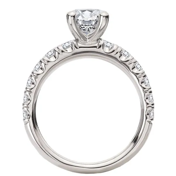 Diamond Semi-Mount Engagement Ring Image 2 Gysbers Jewelry Waupun, WI