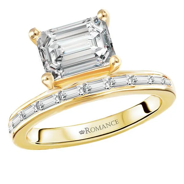 Hidden Basket Semi-Mount Diamond Engagement Ring Boyd Jewelers Wesley Chapel, FL
