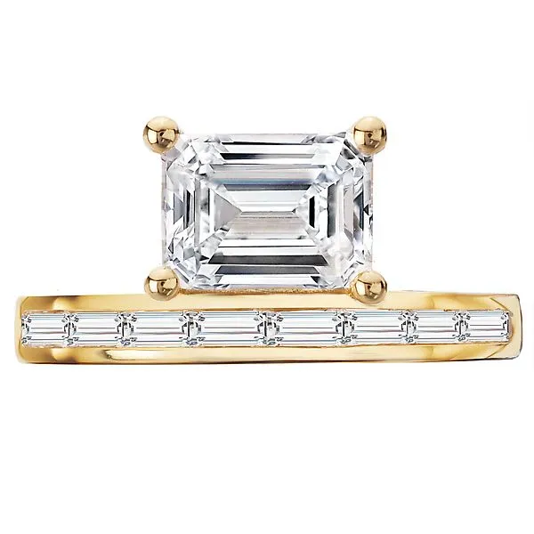 Hidden Basket Semi-Mount Diamond Engagement Ring Image 4 Jim's Jewelers Tyler, TX