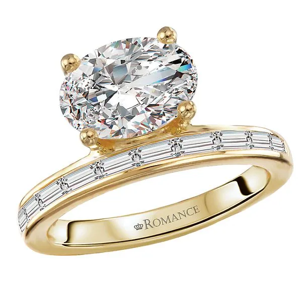 Hidden Basket Semi-Mount Diamond Engagement Ring McCoy Jewelers Bartlesville, OK