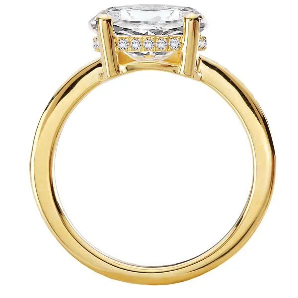 Hidden Basket Semi-Mount Diamond Engagement Ring Image 2 McCoy Jewelers Bartlesville, OK