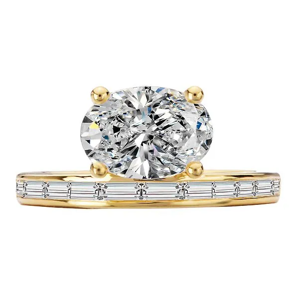 Hidden Basket Semi-Mount Diamond Engagement Ring Image 4 McCoy Jewelers Bartlesville, OK