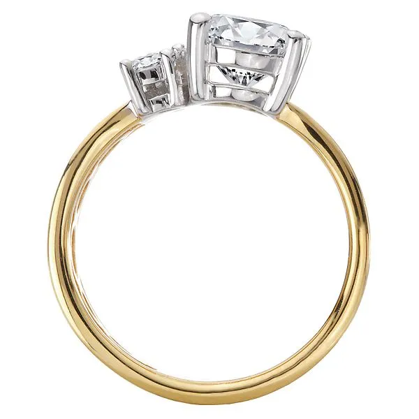 Bold Shank Semi-Mount Diamond Engagement Ring Image 2 Alan Miller Jewelers Oregon, OH
