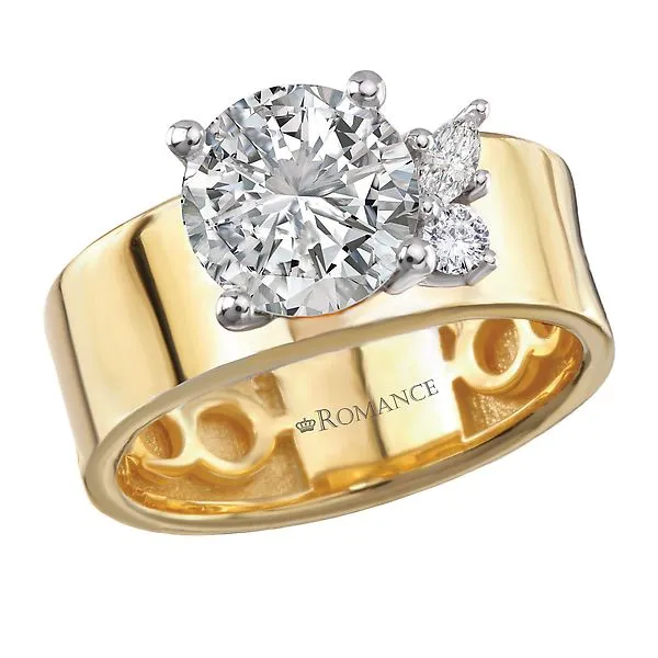 Bold Shank Semi-Mount Diamond Engagement Ring Jim's Jewelers Tyler, TX