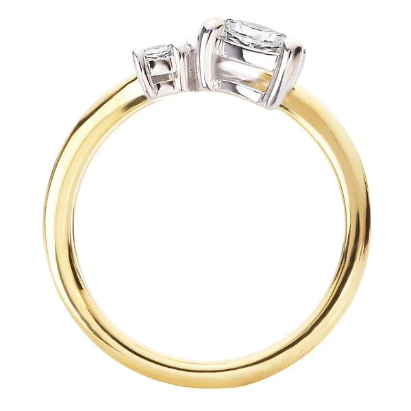 Half Split Shank Semi-Mount Diamond Engagement Ring Image 2 Jim's Jewelers Tyler, TX