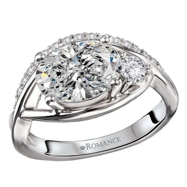 Diamond Wave Designed Semi-Mount Engagement Ring Boyd Jewelers Wesley Chapel, FL