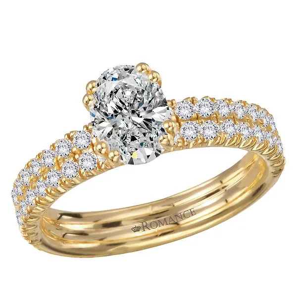 Diamond Double Row Band with a 4 Double Prong Setting Gysbers Jewelry Waupun, WI