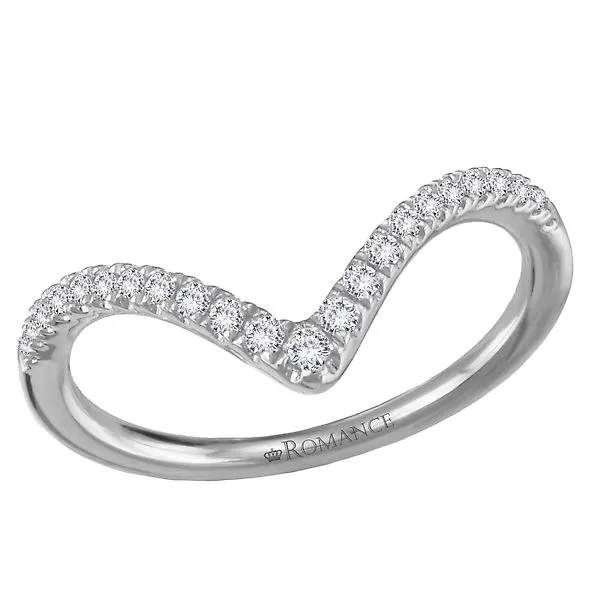 Curved Diamond Wedding Band McCoy Jewelers Bartlesville, OK