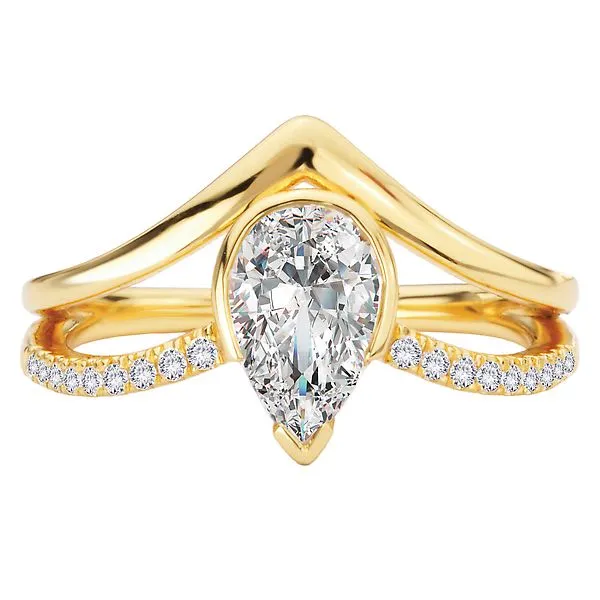 Split Shank Semi-Mount Diamond Engagement Ring Image 2 Alan Miller Jewelers Oregon, OH