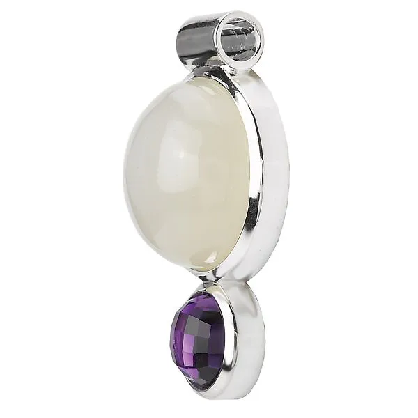 Ladies Gemstone Pendant Image 2 Alan Miller Jewelers Oregon, OH