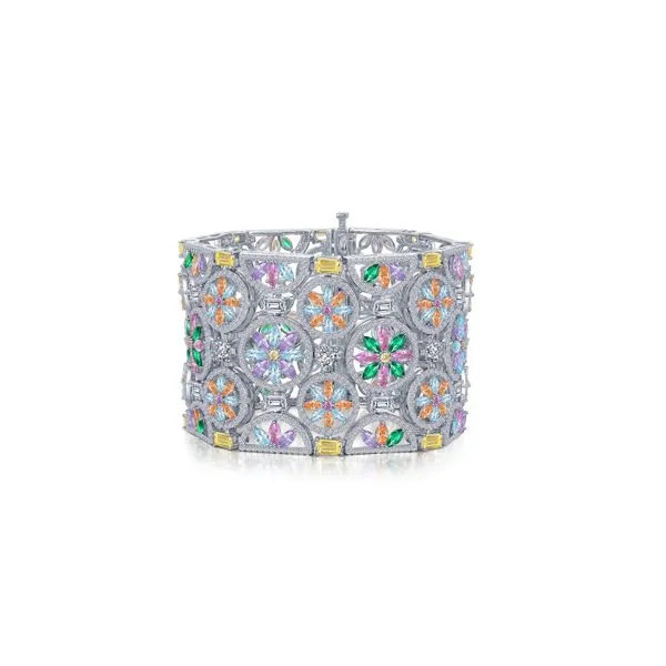 54.24 CTW Statement Multi-Colored Bracelet Austin's Fine Diamonds & Jewelry Lyndhurst, NJ