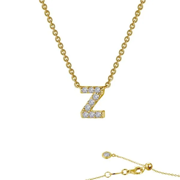 Letter Z Pendant Necklace Gaines Jewelry FLINT, MI