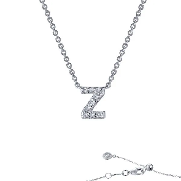 Letter Z Pendant Necklace Beckman Jewelers Inc Ottawa, OH