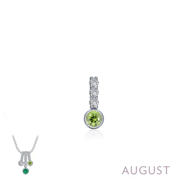 August Birthstone Love Pendant Richard's Jewelry Berne, IN