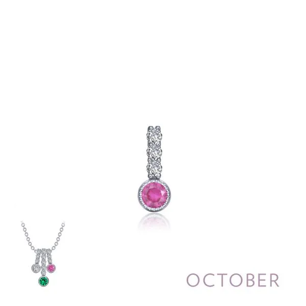 October Birthstone Love Pendant Wood's Jewelers Mount Pleasant, PA