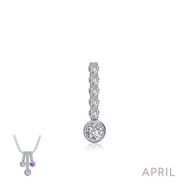 April Birthstone Love Pendant Richard's Jewelry Berne, IN