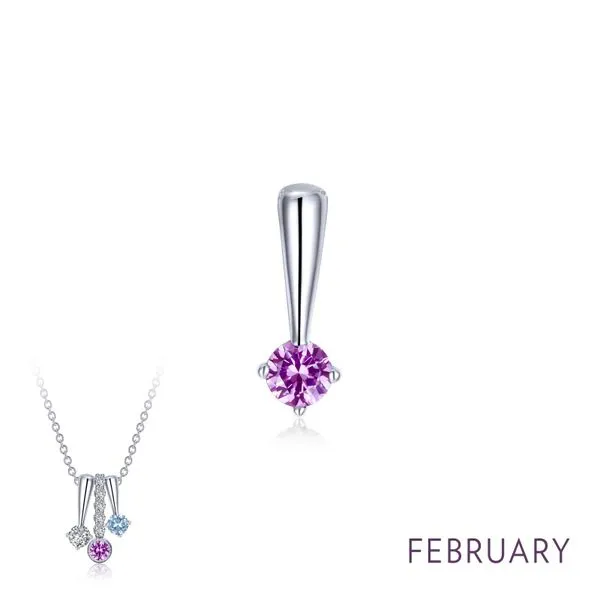 February Birthstone Love Pendant Richard's Jewelry Berne, IN