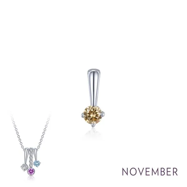 November Birthstone Love Pendant Richard's Jewelry Berne, IN