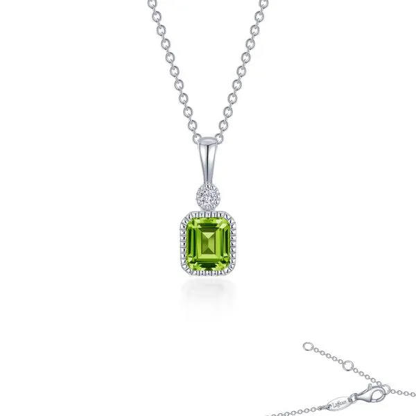 August Birthstone Necklace Ask Design Jewelers Olean, NY
