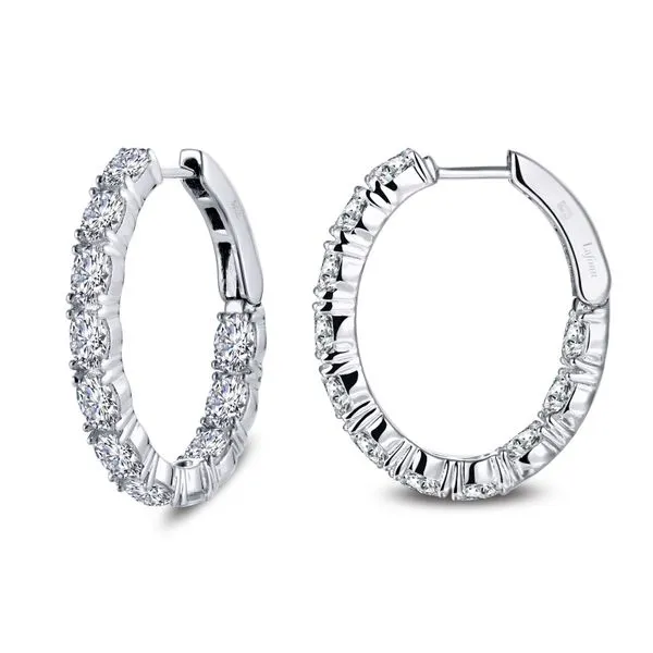 20mm x 25mm Oval Hoop Earrings Jimmy Smith Jewelers Decatur, AL