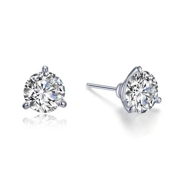 3 CTW 3 Prong Stud Earrings Richard's Jewelry Berne, IN