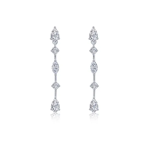 Exquisite Linear Drop Earrings Richard's Jewelry Berne, IN