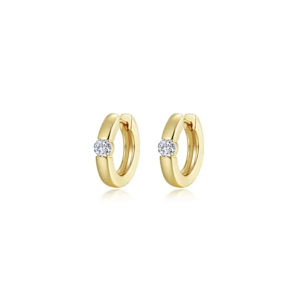 High Polished Huggie Earrings Richard's Jewelry Berne, IN