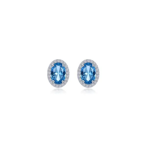 2.96 CTW Oval Halo Stud Earrings Austin's Fine Diamonds & Jewelry Lyndhurst, NJ